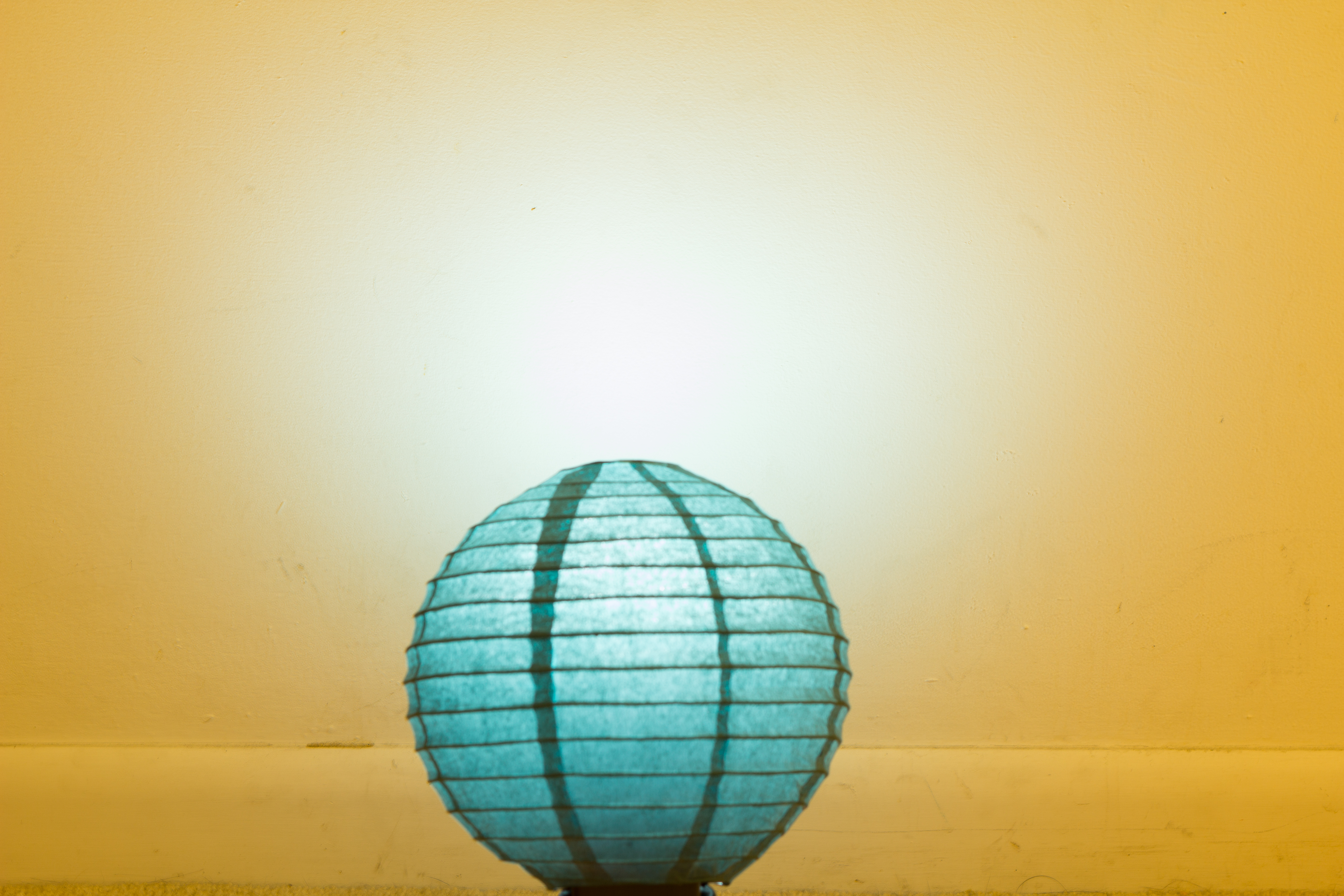Illuminated paper lamp